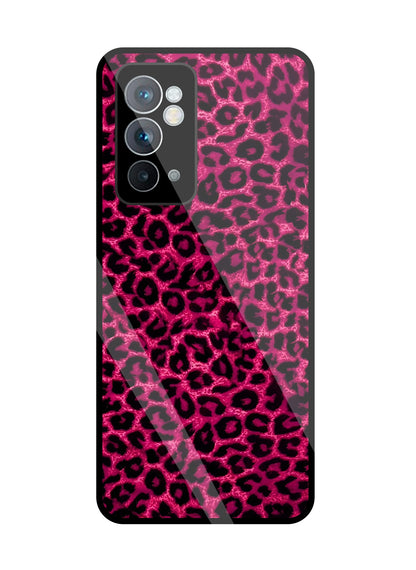 Pink Leopard Glass Case For OnePlus 9RT