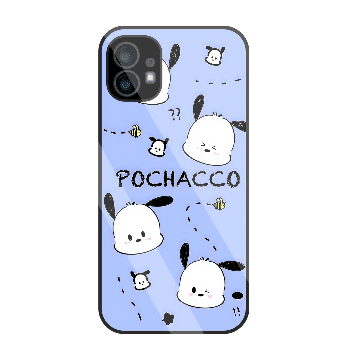 Pochacco Puppy Levender Glass Case For Nothing Phone 1