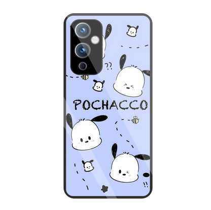 Pochacco Puppy Levender Glass Case For OnePlus 9