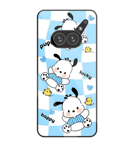 Pochacco Puppy Blue Glass Case For OnePlus 9RT