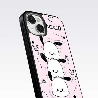 Pochacco Puppy Pink Glass Case For Nothing Phone 1