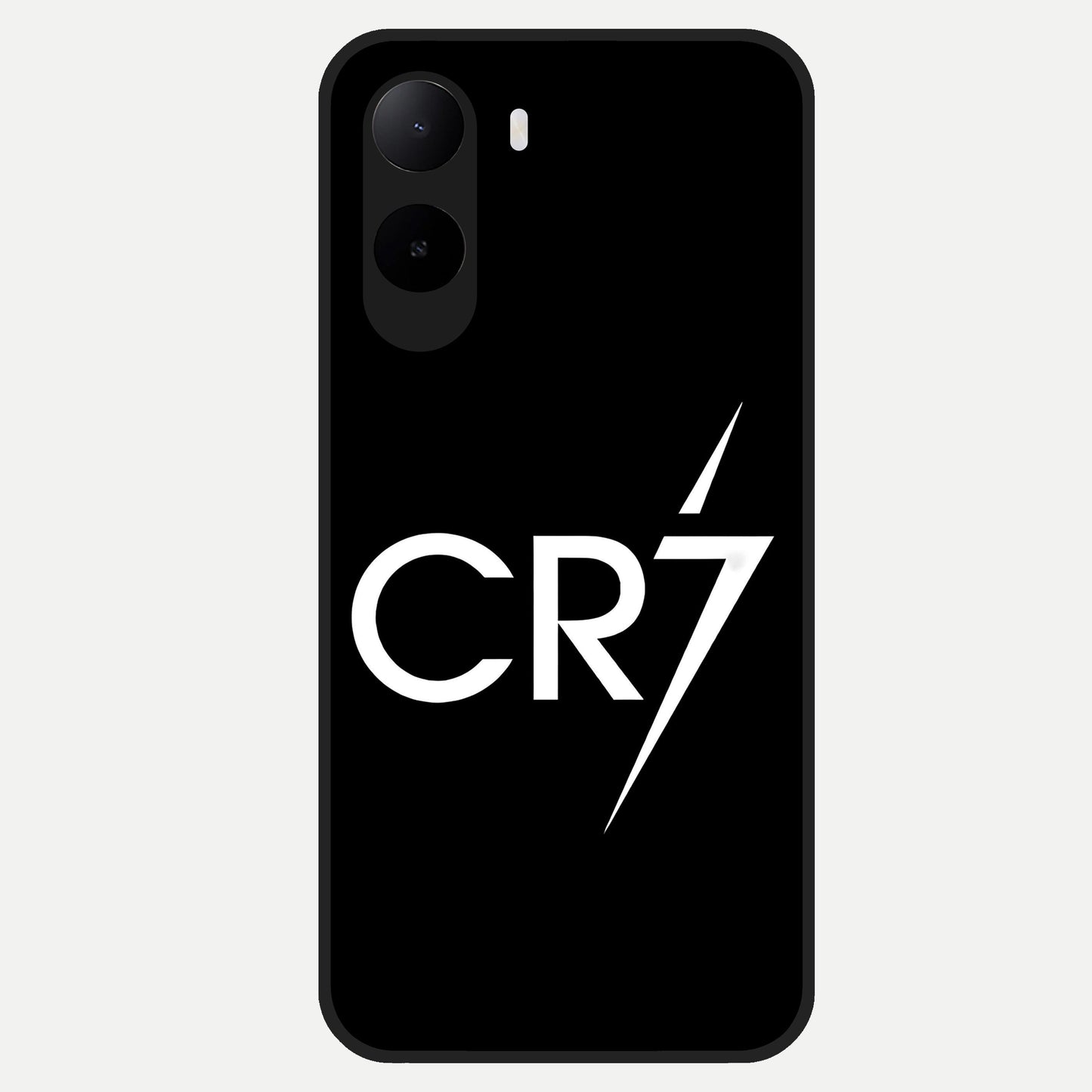  CR7 Elite Strike Glass Case For Poco C85x back cover – full design glossy printed glass finish
