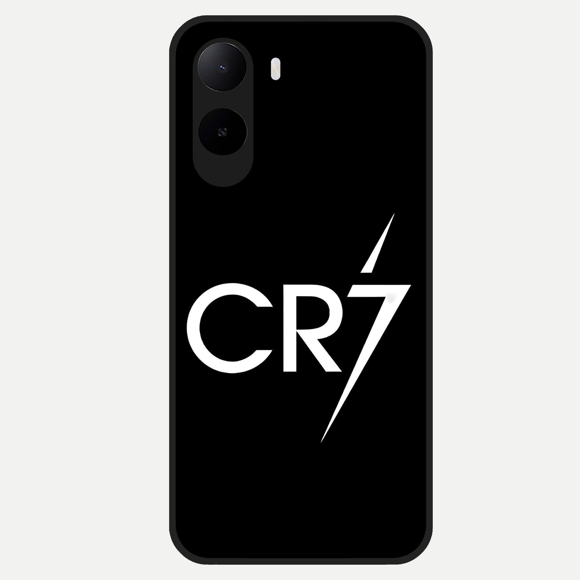  CR7 Elite Strike Glass Case For Poco C85x back cover – full design glossy printed glass finish