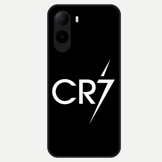  CR7 Elite Strike Glass Case For Poco C85x back cover – full design glossy printed glass finish