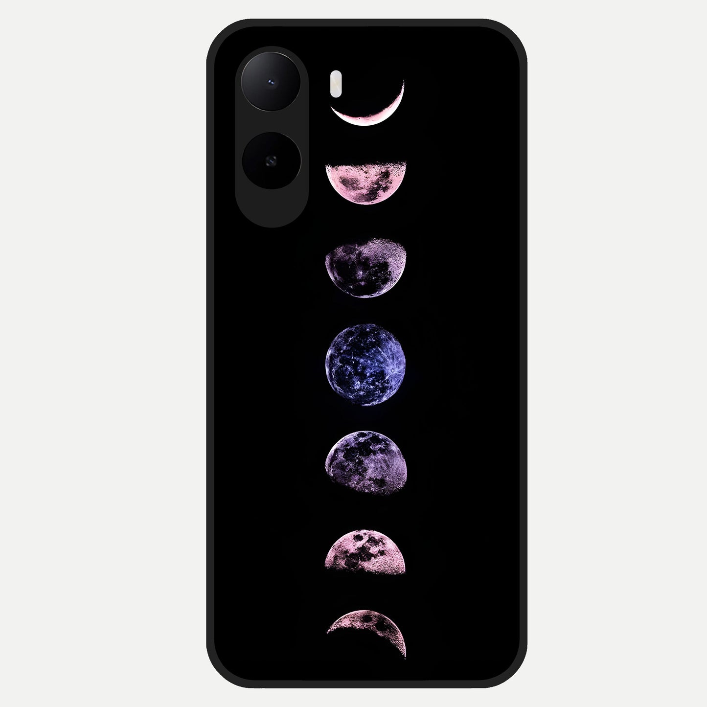  Crimson All Planets Glass Case For Poco C85x back cover – full design glossy printed glass finish