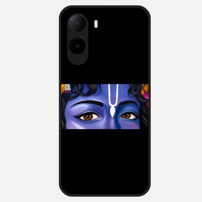  Krishna Eye Glass Case For Poco C85x back cover – full design glossy printed glass finish