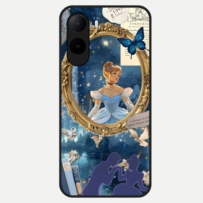  Midnight Queen Glass Case For Poco C85x back cover – full design glossy printed glass finish