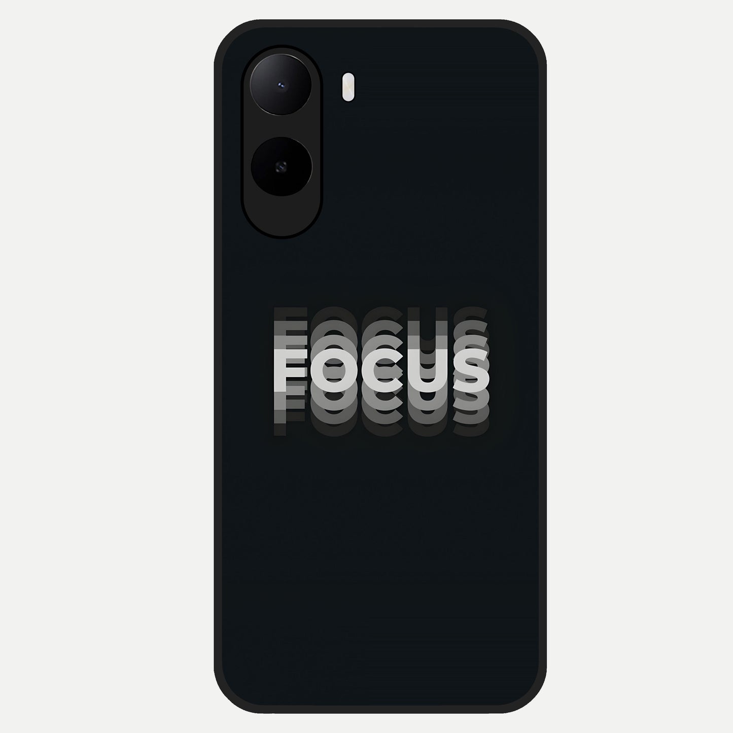  Mono Focus Vision Glass Case For Poco C85x back cover – full design glossy printed glass finish