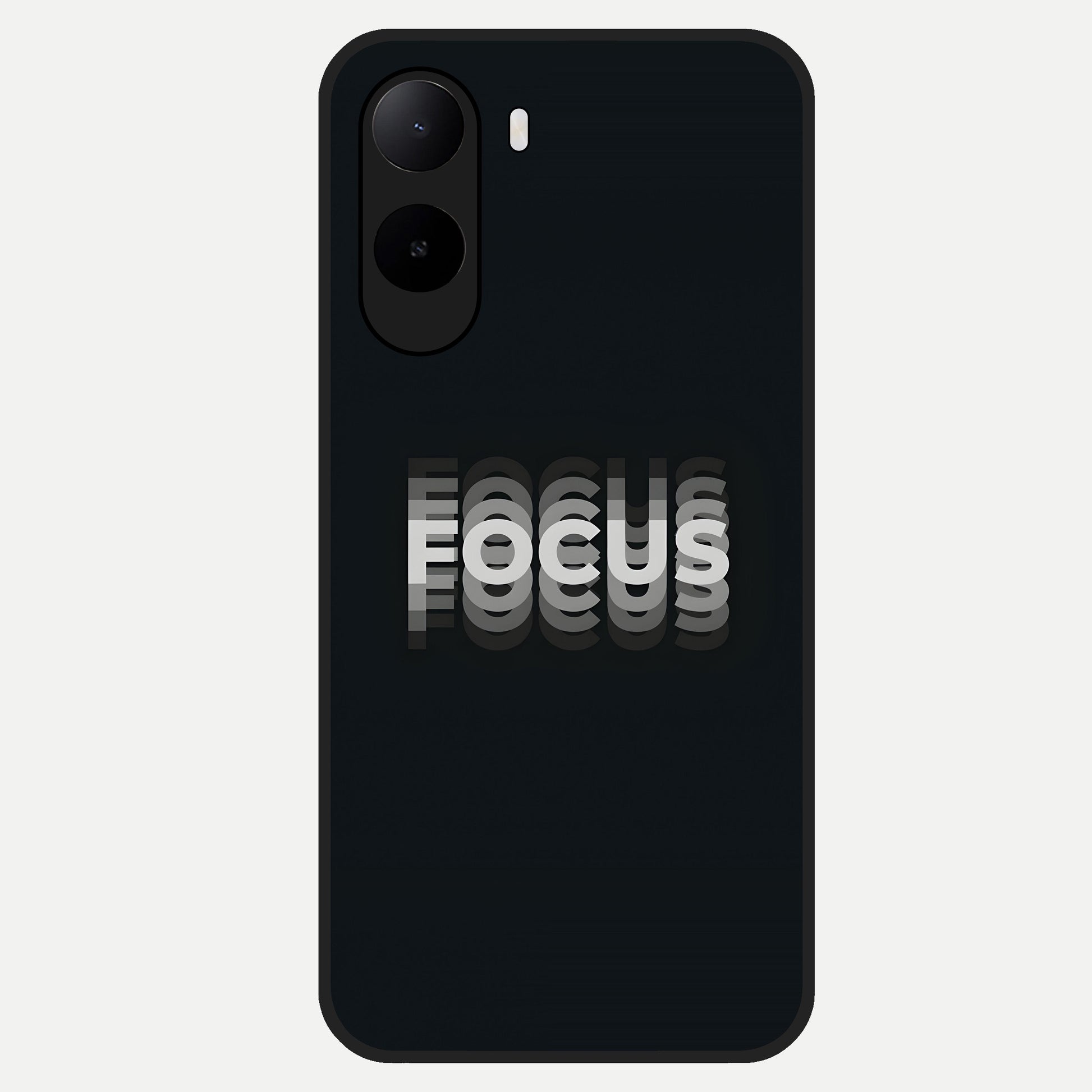  Mono Focus Vision Glass Case For Poco C85x back cover – full design glossy printed glass finish