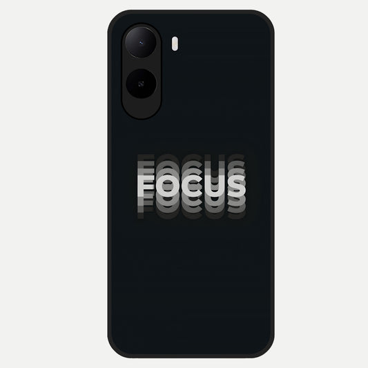  Mono Focus Vision Glass Case For Poco C85x back cover – full design glossy printed glass finish