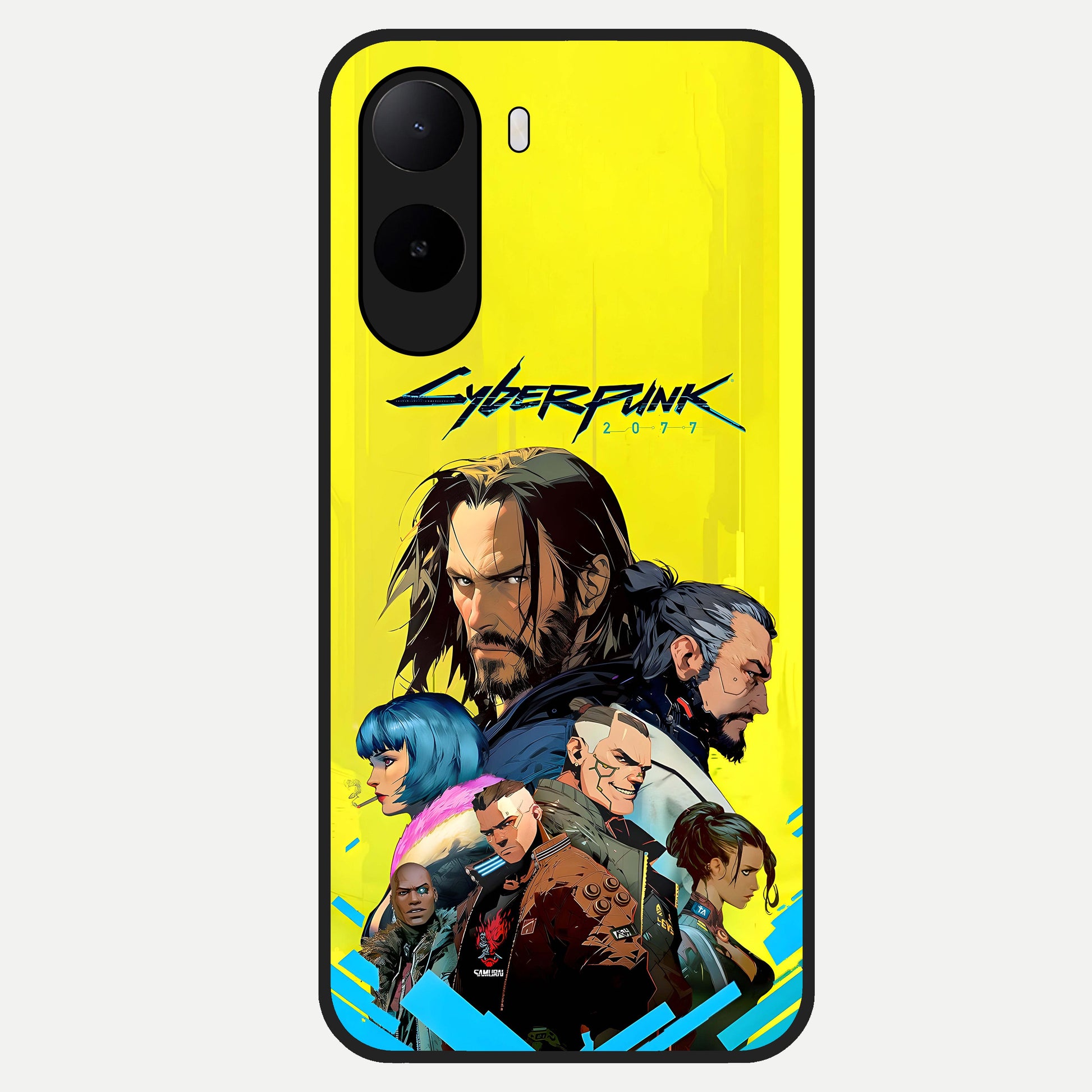  Neon Rebel Genesis Glass Case For Poco C85x back cover – full design glossy printed glass finish