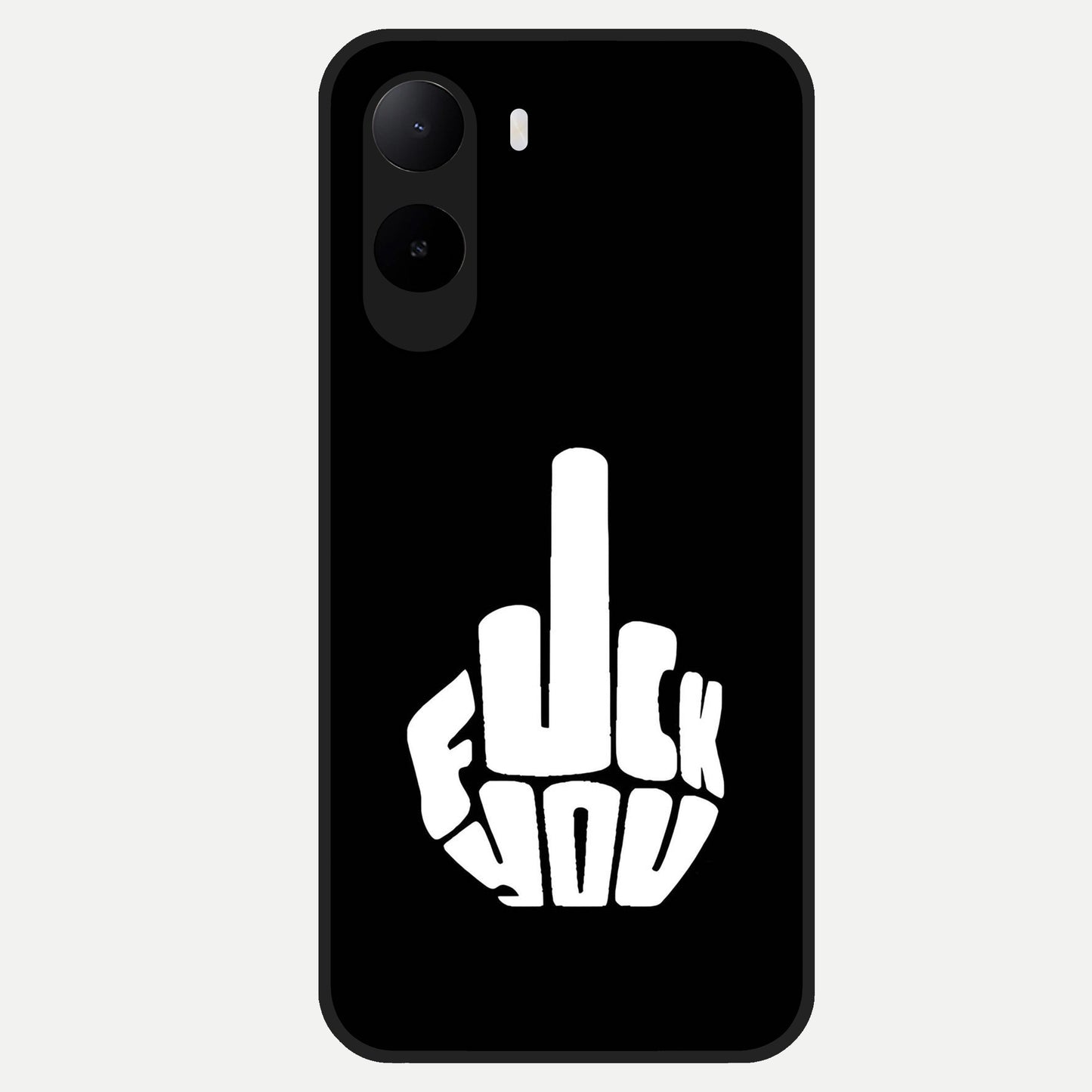  Rebel Mode On Glass Case For Poco C85x back cover – full design glossy printed glass finish