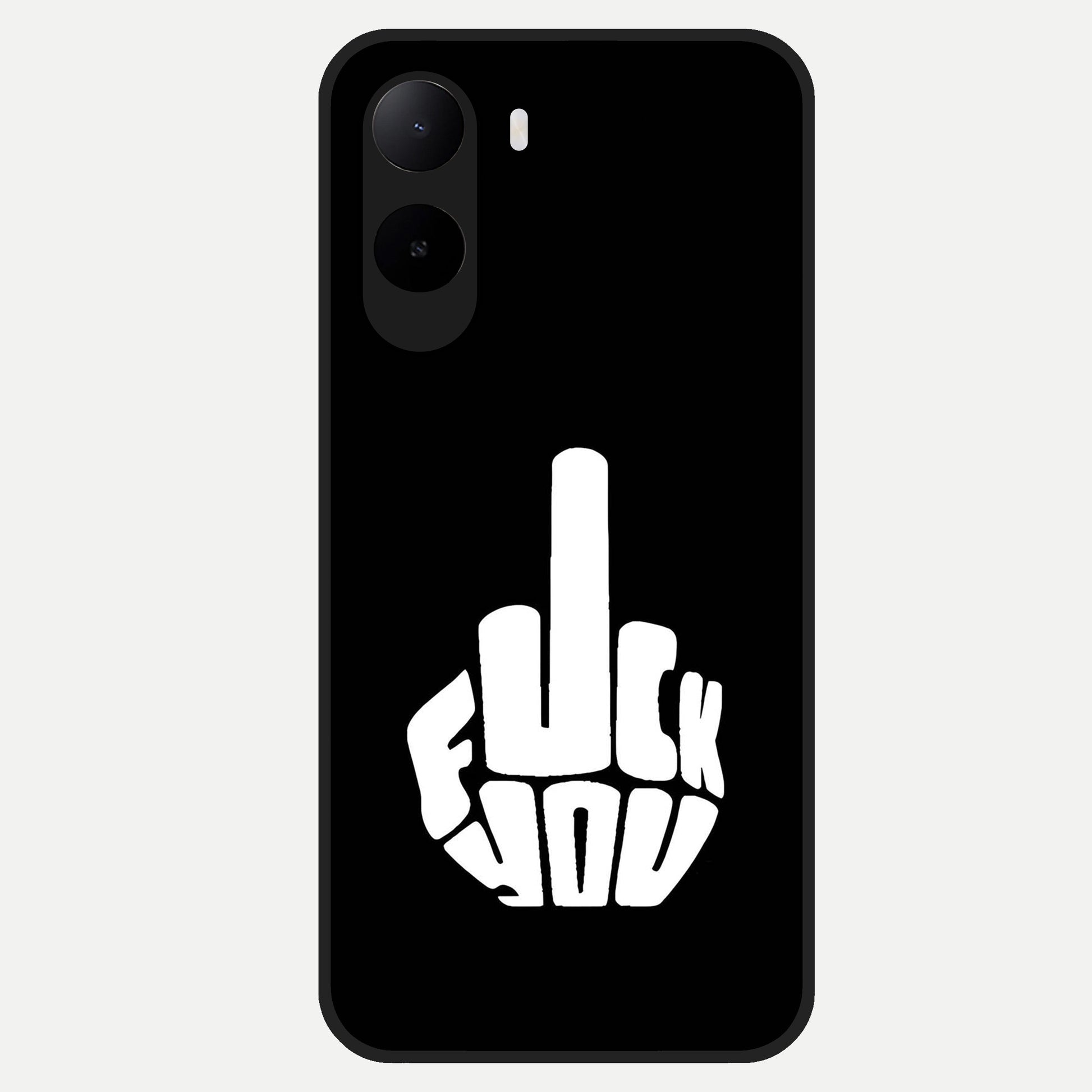  Rebel Mode On Glass Case For Poco C85x back cover – full design glossy printed glass finish