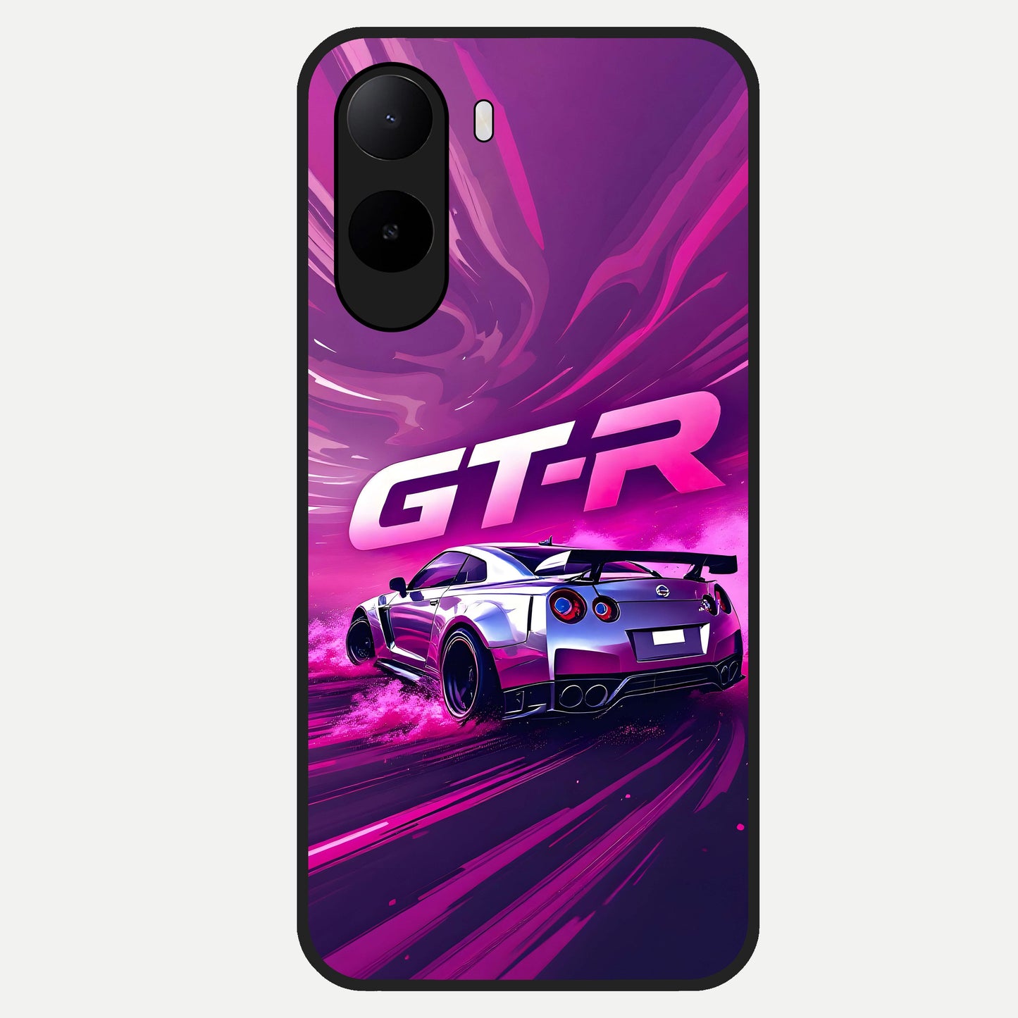  Speed Drift Legend Glass Case For Poco C85x back cover – full design glossy printed glass finish