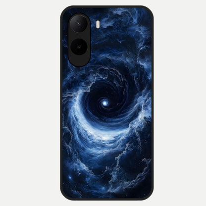  Stunning Galaxy Glass Case For Poco C85x back cover – full design glossy printed glass finish