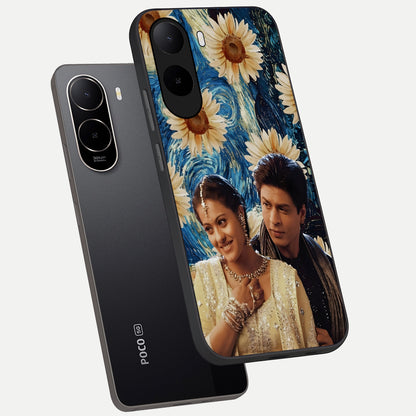  Eternal Love Story phone case For Poco C85x showing premium glass back cover with detailed artwork