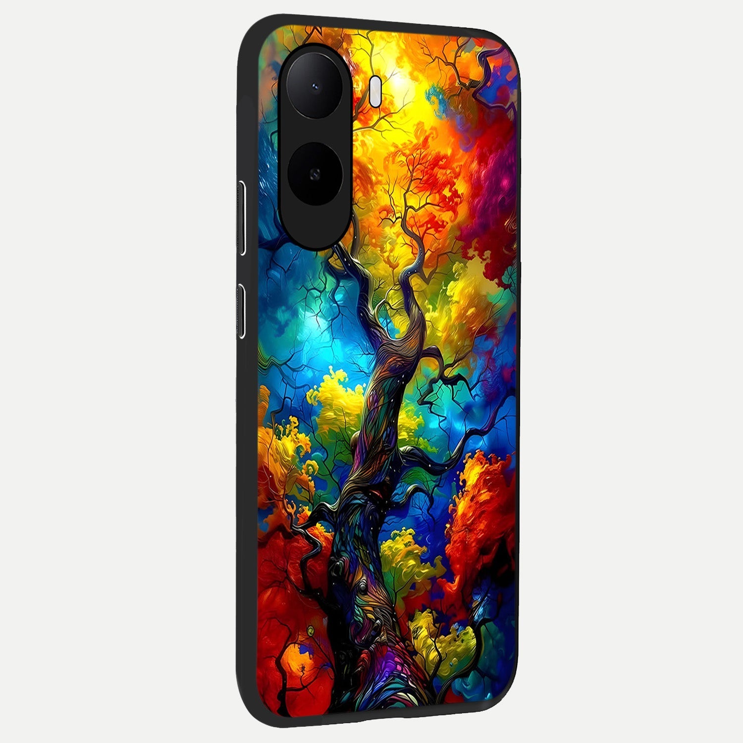  Colorful Soda Bottles back cover For Poco C85x slim fit glass case with vibrant aesthetic design