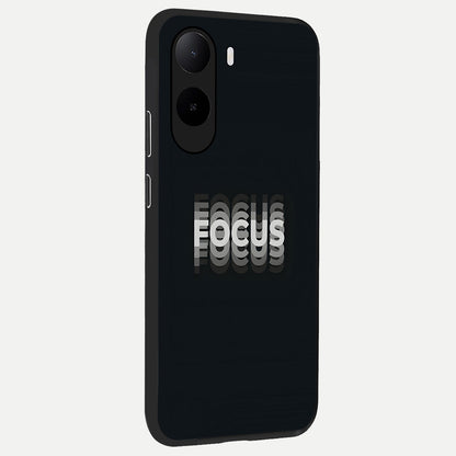  Mono Focus Vision back cover For Poco C85x slim fit glass case with vibrant aesthetic design
