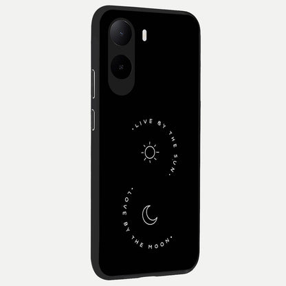  Sunflower Cat Art back cover For Poco C85x slim fit glass case with vibrant aesthetic design