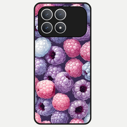 Berry Candy Pop Glass Case For Poco F8 Pro back cover – full design glossy printed glass finish