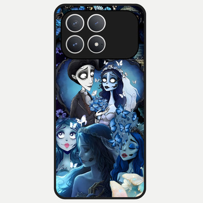  Butterfly Ghost Soul Glass Case For Poco F8 Pro back cover – full design glossy printed glass finish