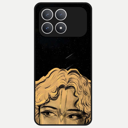 Celestial Gods Plan Glass Case For Poco F8 Pro back cover – full design glossy printed glass finish