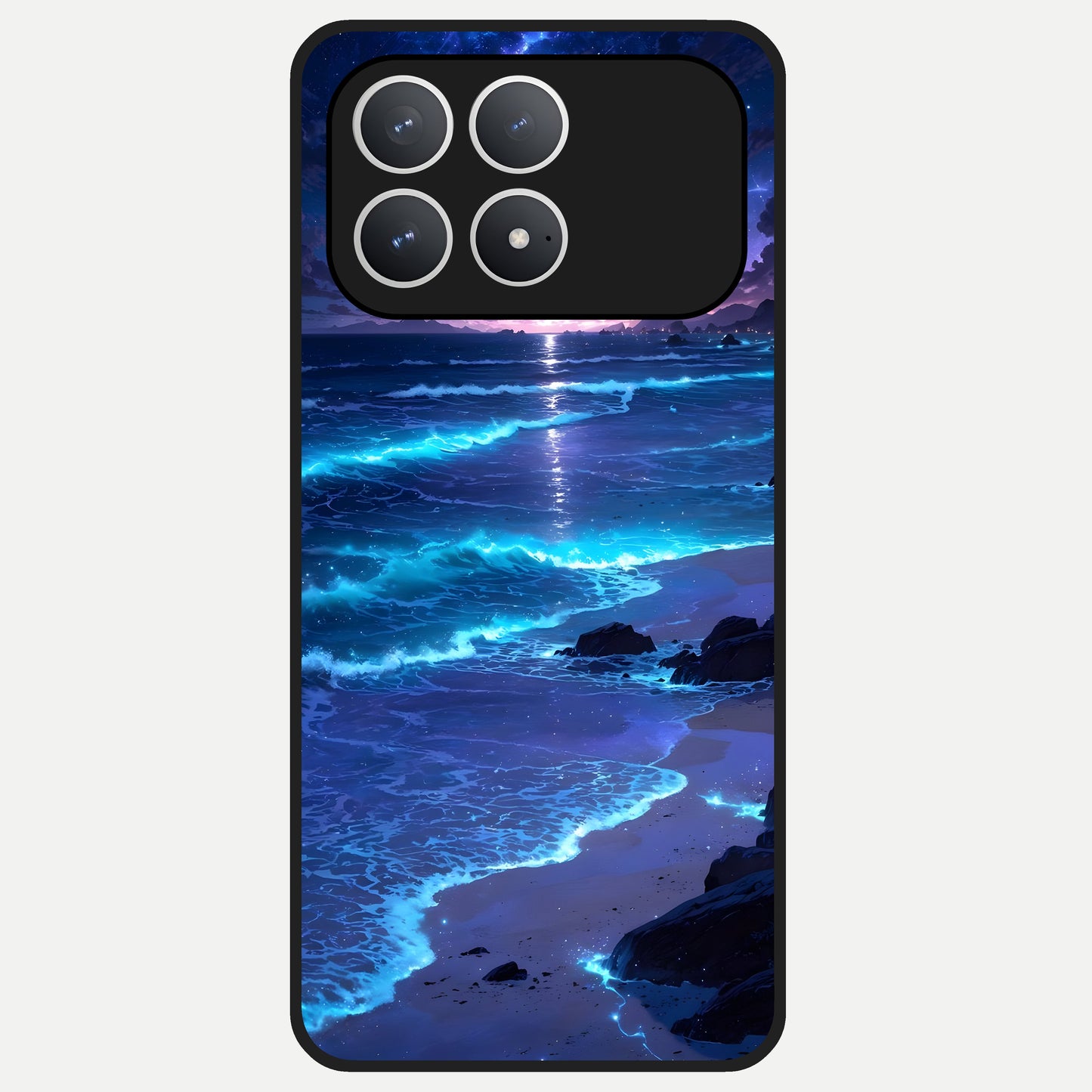  Classic Damn Look Glass Case For Poco F8 Pro back cover – full design glossy printed glass finish