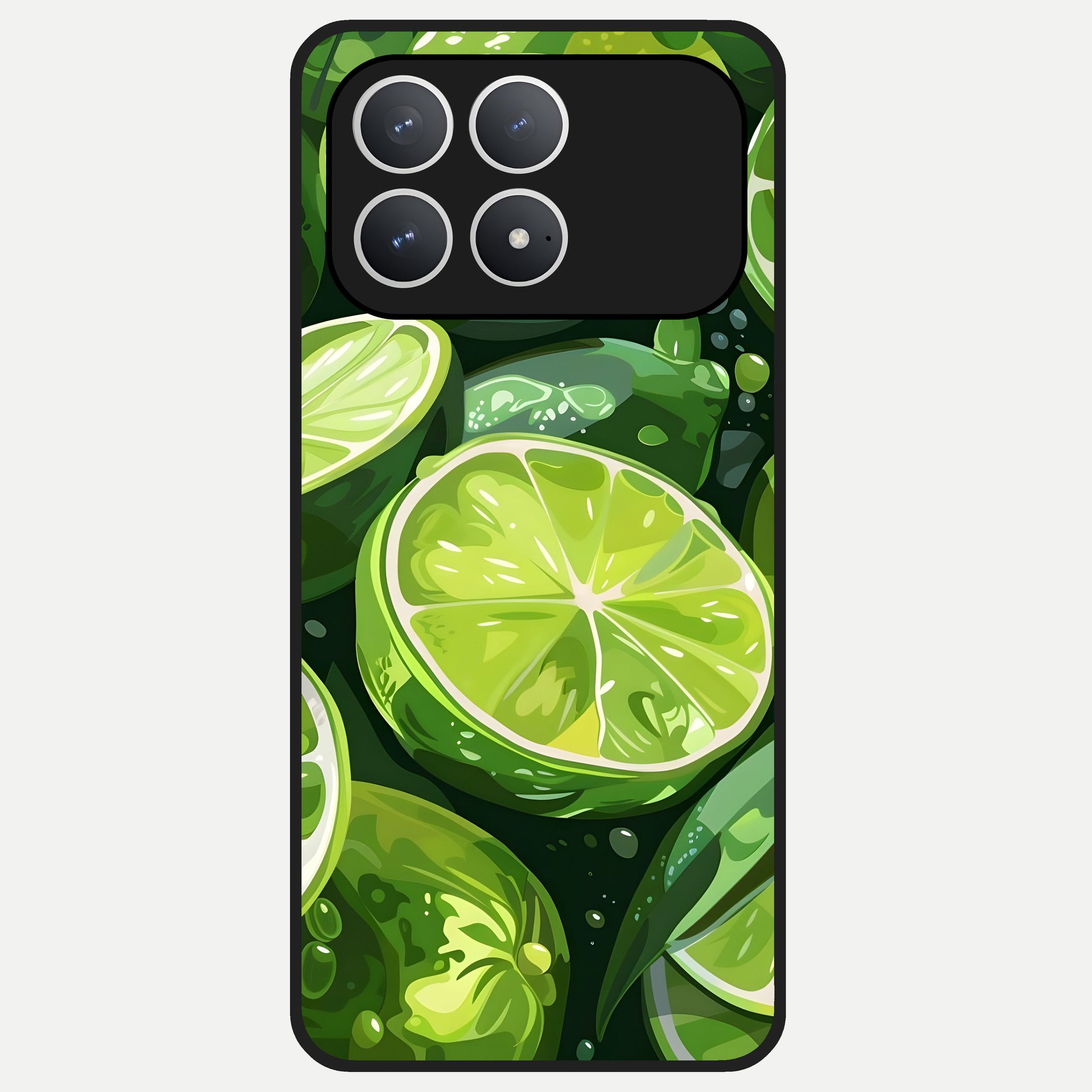  Green Kawasaki Glass Case For Poco F8 Pro back cover – full design glossy printed glass finish
