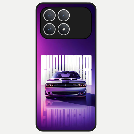  Midnight Muscle Ride Glass Case For Poco F8 Pro back cover – full design glossy printed glass finish