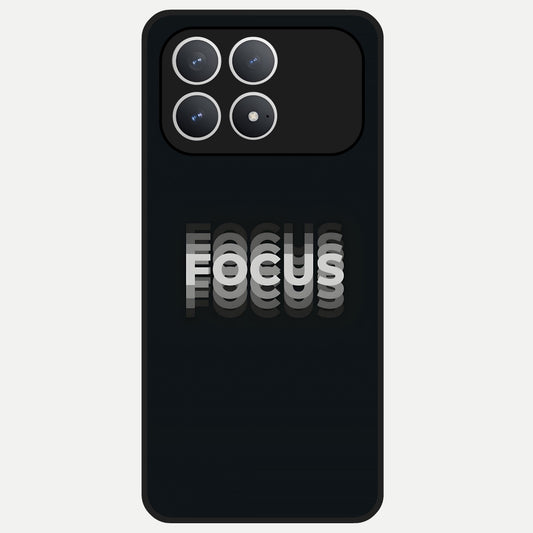  Mono Focus Vision Glass Case For Poco F8 Pro back cover – full design glossy printed glass finish