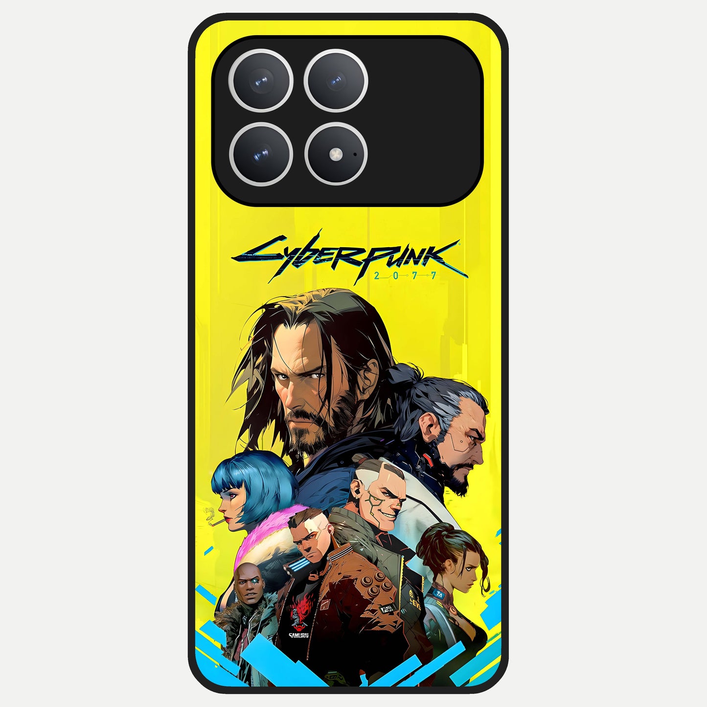  Neon Rebel Genesis Glass Case For Poco F8 Pro back cover – full design glossy printed glass finish
