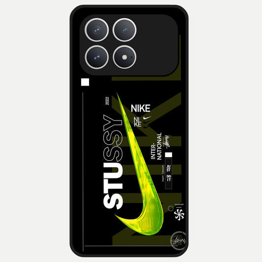  Neon Street Edition Glass Case For Poco F8 Pro back cover – full design glossy printed glass finish