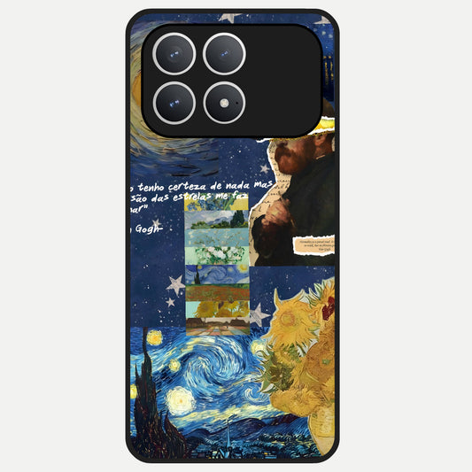  Starry Dream Vision Glass Case For Poco F8 Pro back cover – full design glossy printed glass finish