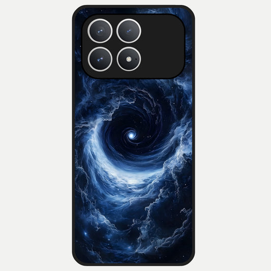  Stunning Galaxy Glass Case For Poco F8 Pro back cover – full design glossy printed glass finish