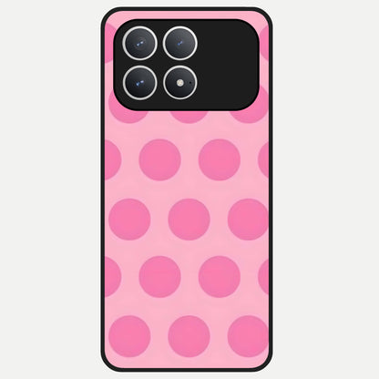  Sweet Dot Dreams Glass Case For Poco F8 Pro back cover – full design glossy printed glass finish