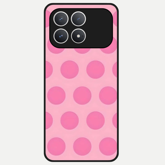  Sweet Dot Dreams Glass Case For Poco F8 Pro back cover – full design glossy printed glass finish