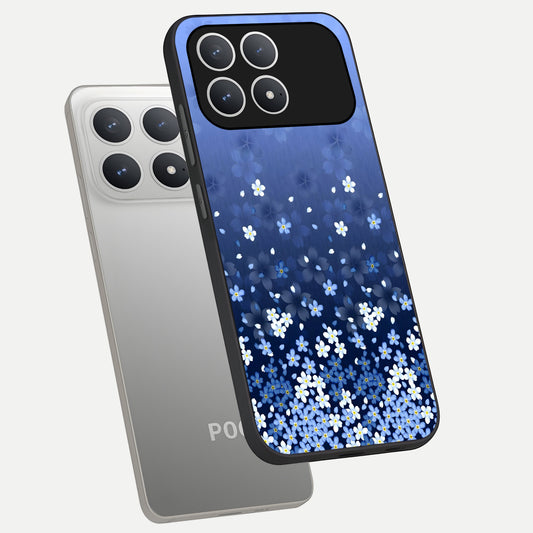  Blue Starry phone case For Poco F8 Pro showing premium glass back cover with detailed artwork
