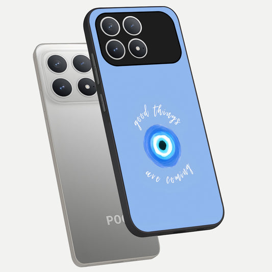  Bright Future Ahead phone case For Poco F8 Pro showing premium glass back cover with detailed artwork