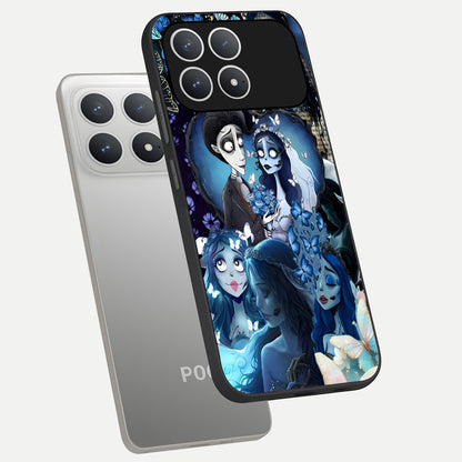  Butterfly Ghost Soul phone case For Poco F8 Pro showing premium glass back cover with detailed artwork