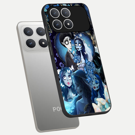  Butterfly Ghost Soul phone case For Poco F8 Pro showing premium glass back cover with detailed artwork