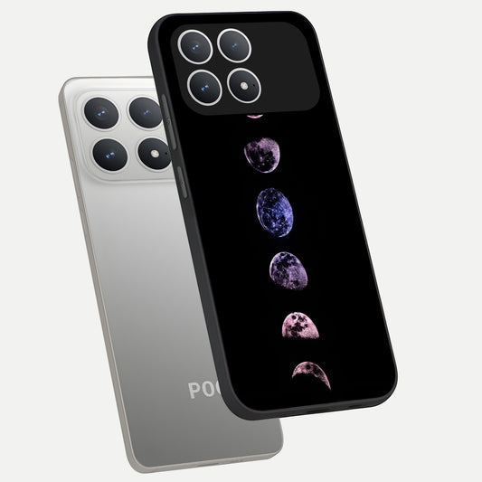  Crimson All Planets phone case For Poco F8 Pro showing premium glass back cover with detailed artwork