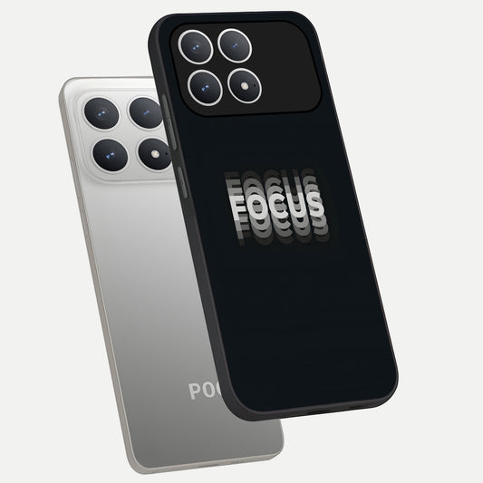  Mono Focus Vision phone case For Poco F8 Pro showing premium glass back cover with detailed artwork