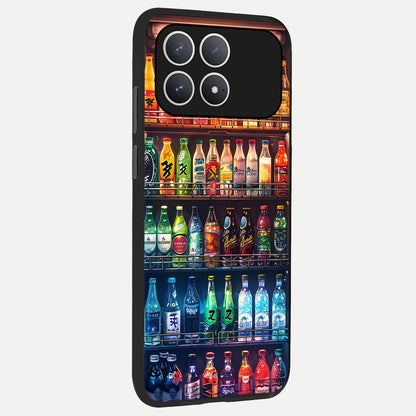  Colorfull Tree back cover For Poco F8 Pro slim fit glass case with vibrant aesthetic design