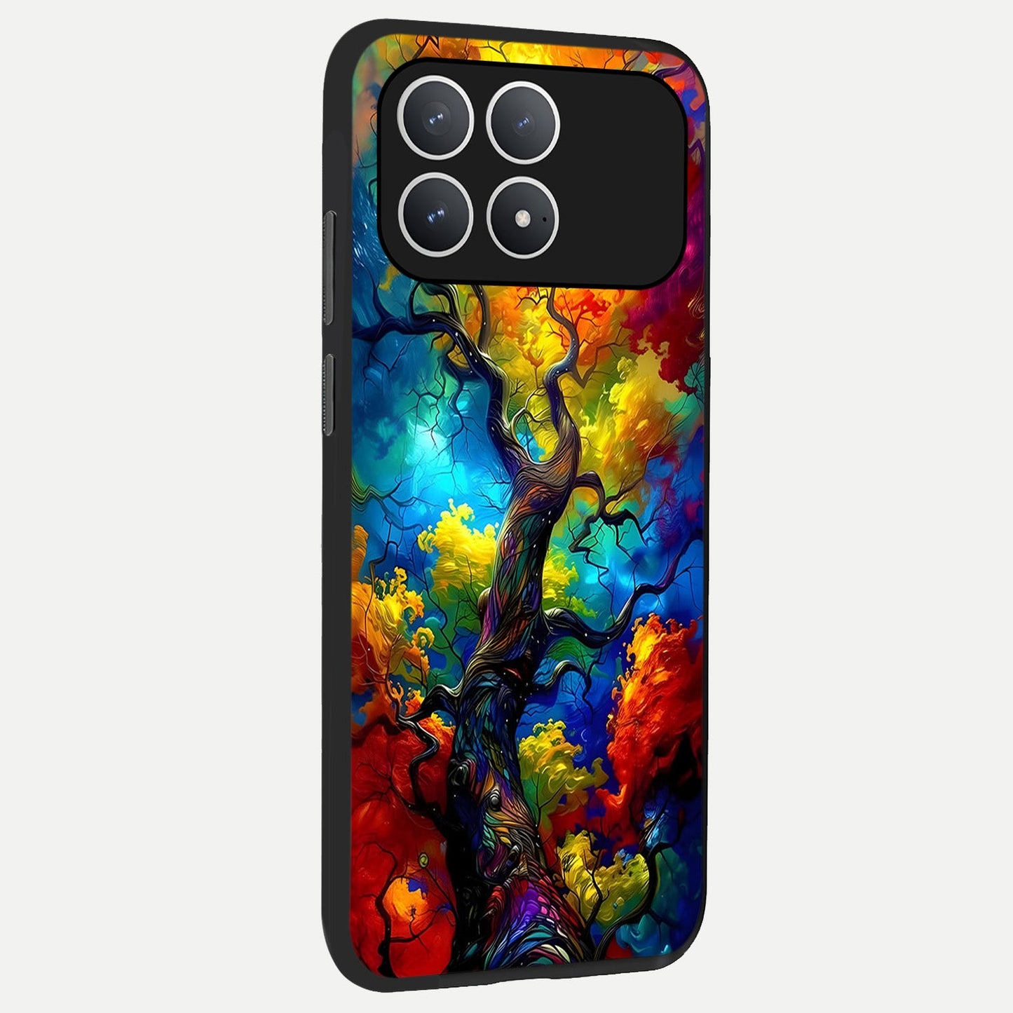  Colorful Soda Bottles back cover For Poco F8 Pro slim fit glass case with vibrant aesthetic design