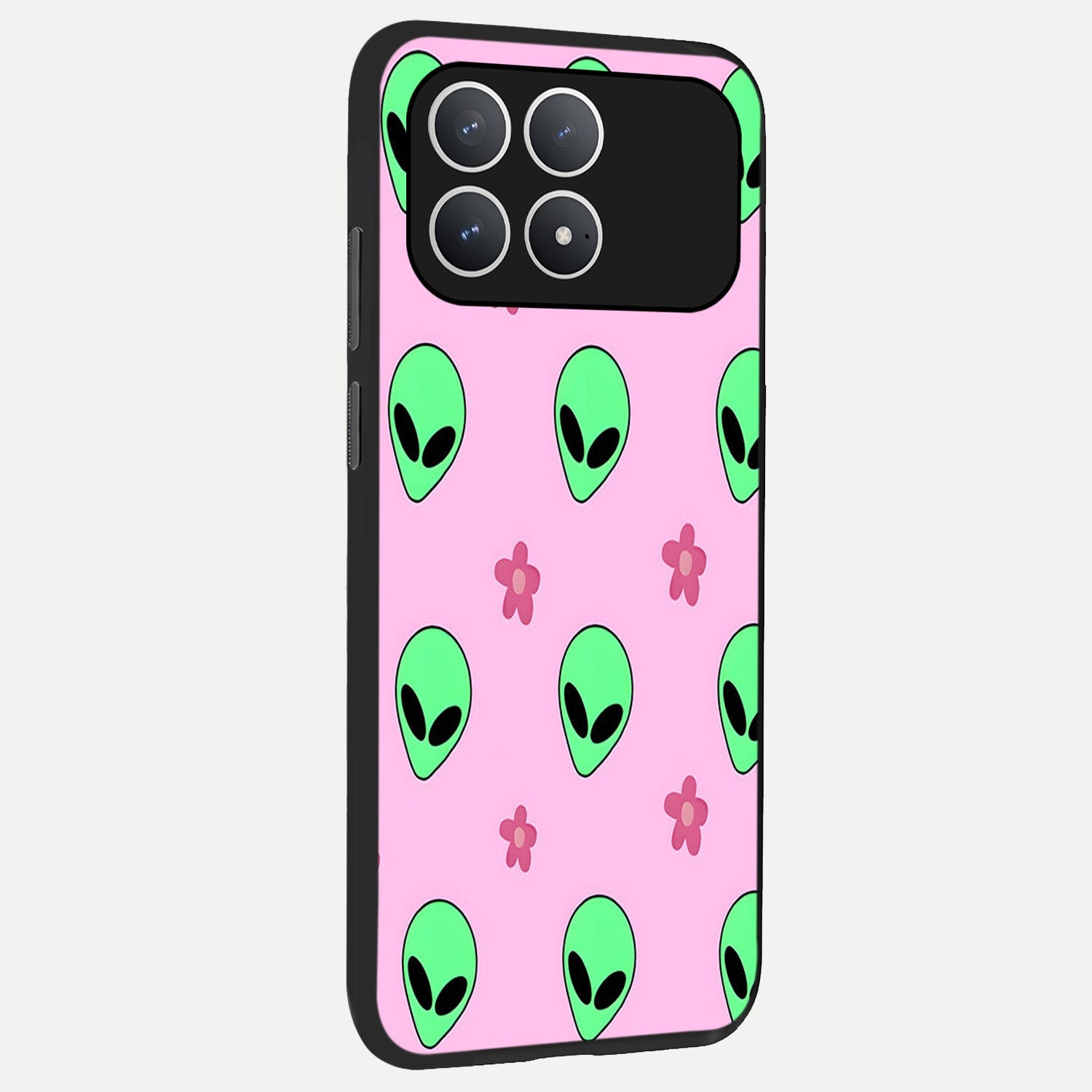  Cosmic Cute Crush back cover For Poco F8 Pro slim fit glass case with vibrant aesthetic design