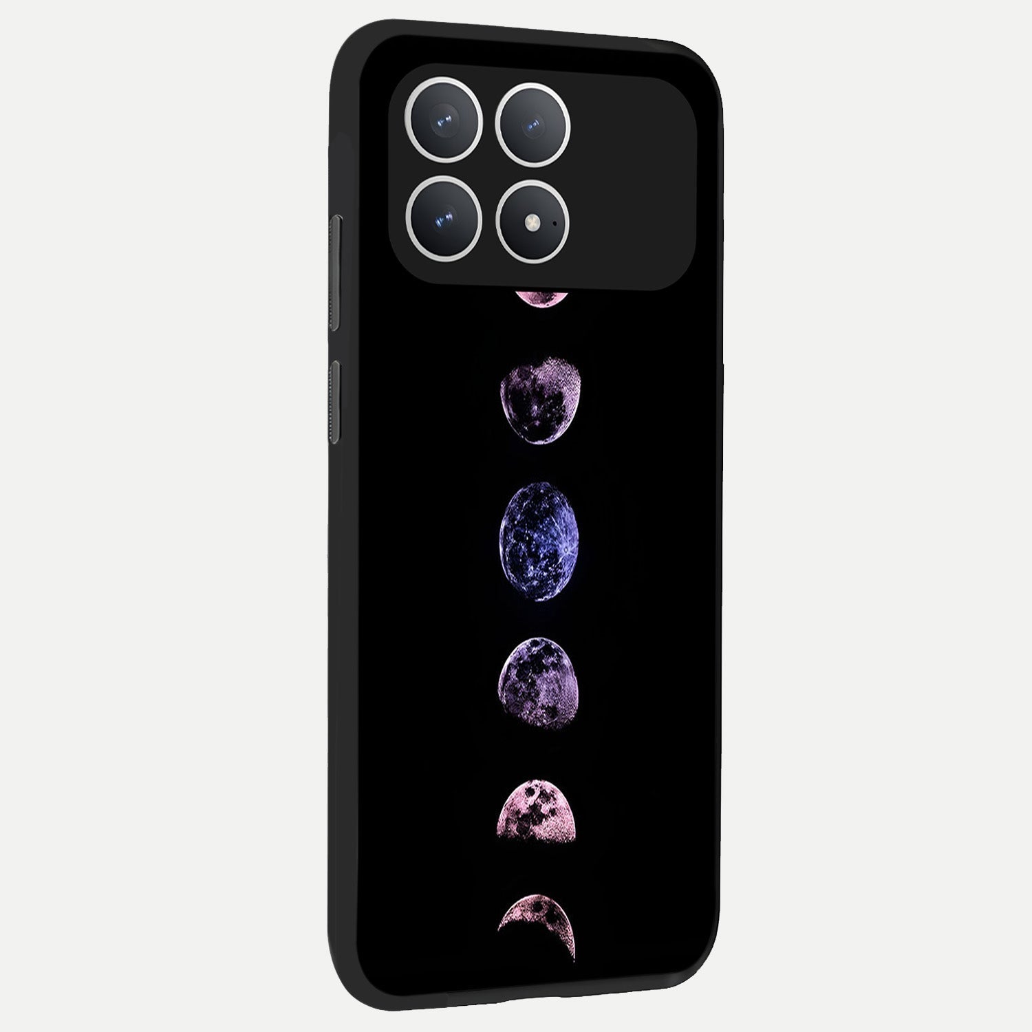  Crimson All Planets back cover For Poco F8 Pro slim fit glass case with vibrant aesthetic design