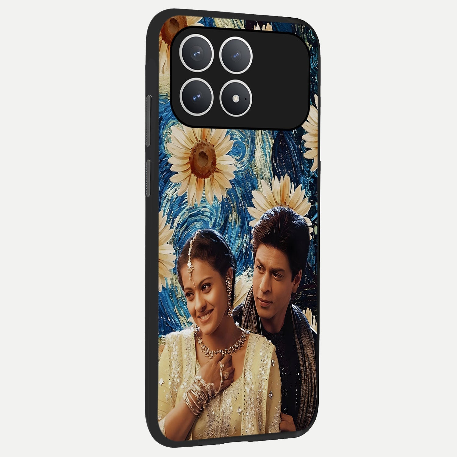  Eternal Love Story back cover For Poco F8 Pro slim fit glass case with vibrant aesthetic design