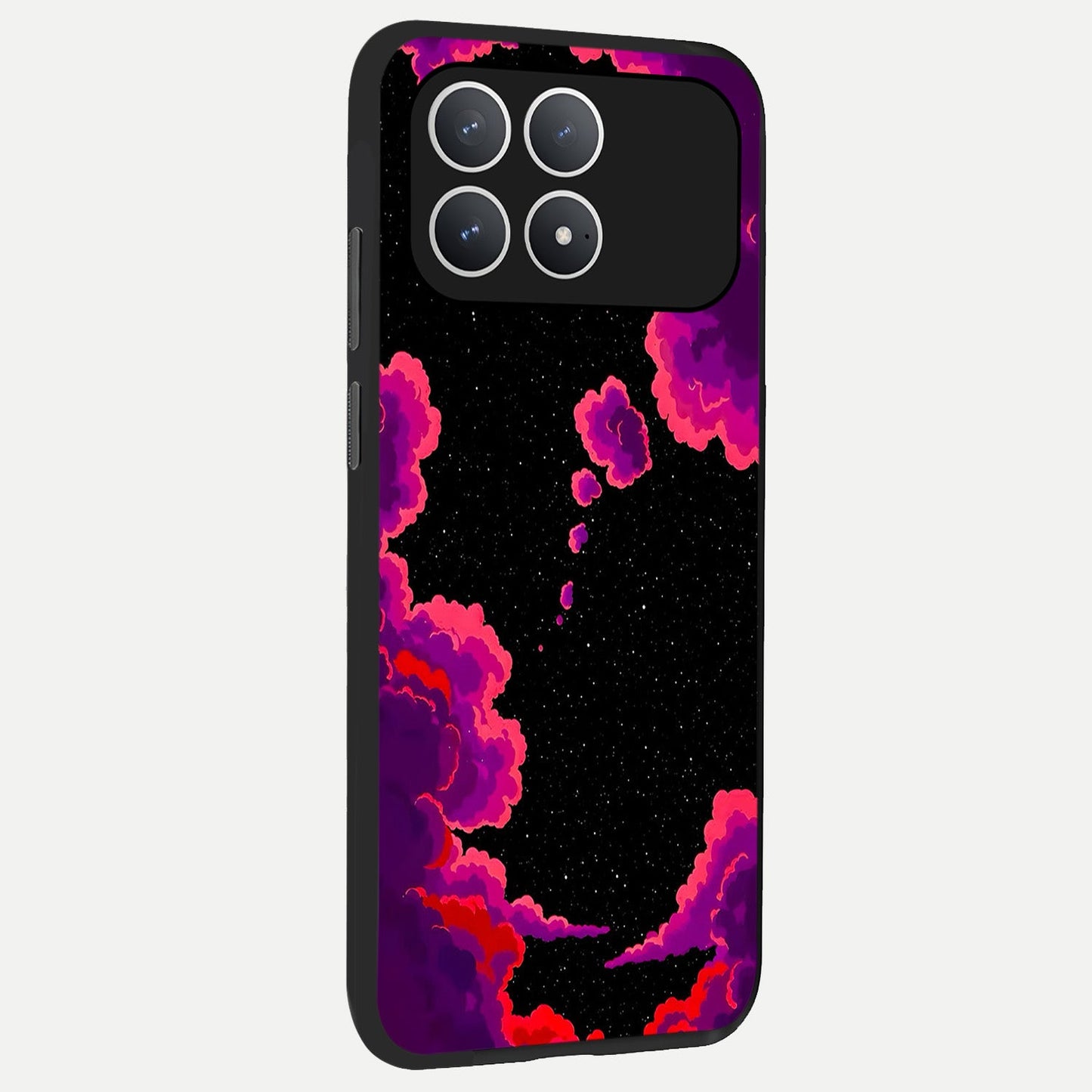  Galaxy Dream Frame back cover For Poco F8 Pro slim fit glass case with vibrant aesthetic design