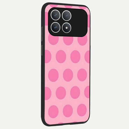  Sweet Dot Dreams back cover For Poco F8 Pro slim fit glass case with vibrant aesthetic design