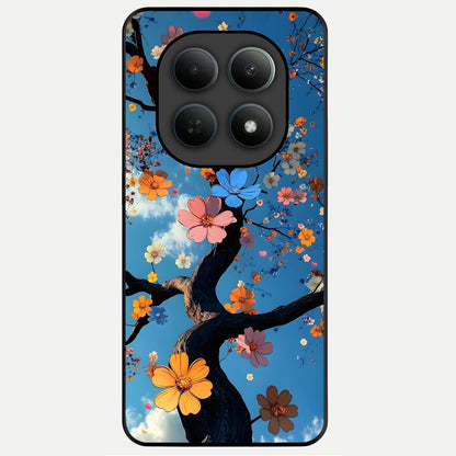  Blossom Dream Sky Glass Case For Poco M8 back cover – full design glossy printed glass finish